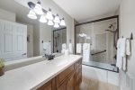 adjoining Master bathroom